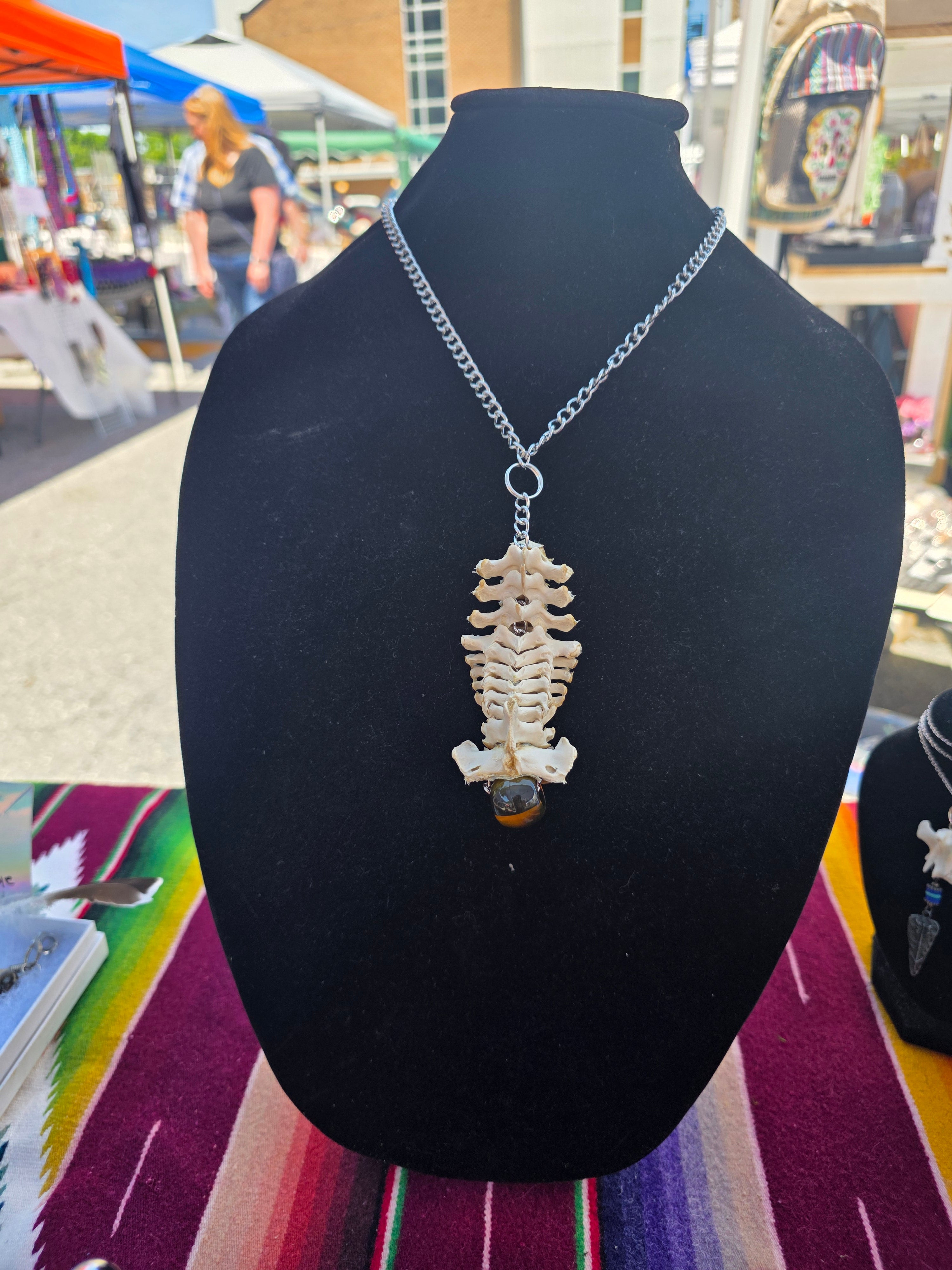 Groundhog Spine Necklace