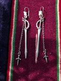 Snake Vertabrae Earrings (Gage friendly)